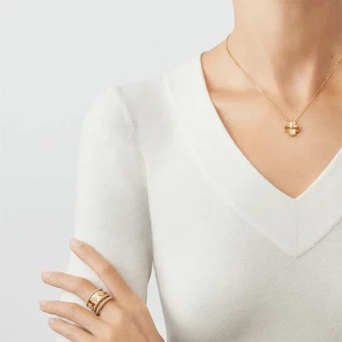 FOUR-LEAF CLOVER NECKLACE LAVISH - GOLD