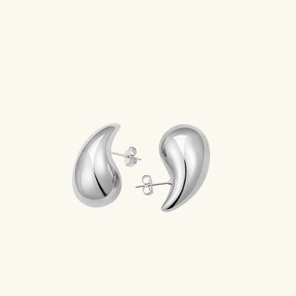 Gold Water Drop Earrings